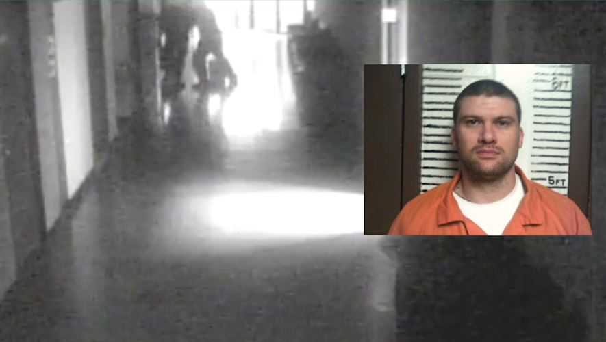 Video Oklahoma inmate caught on camera assaulting deputy before escape
