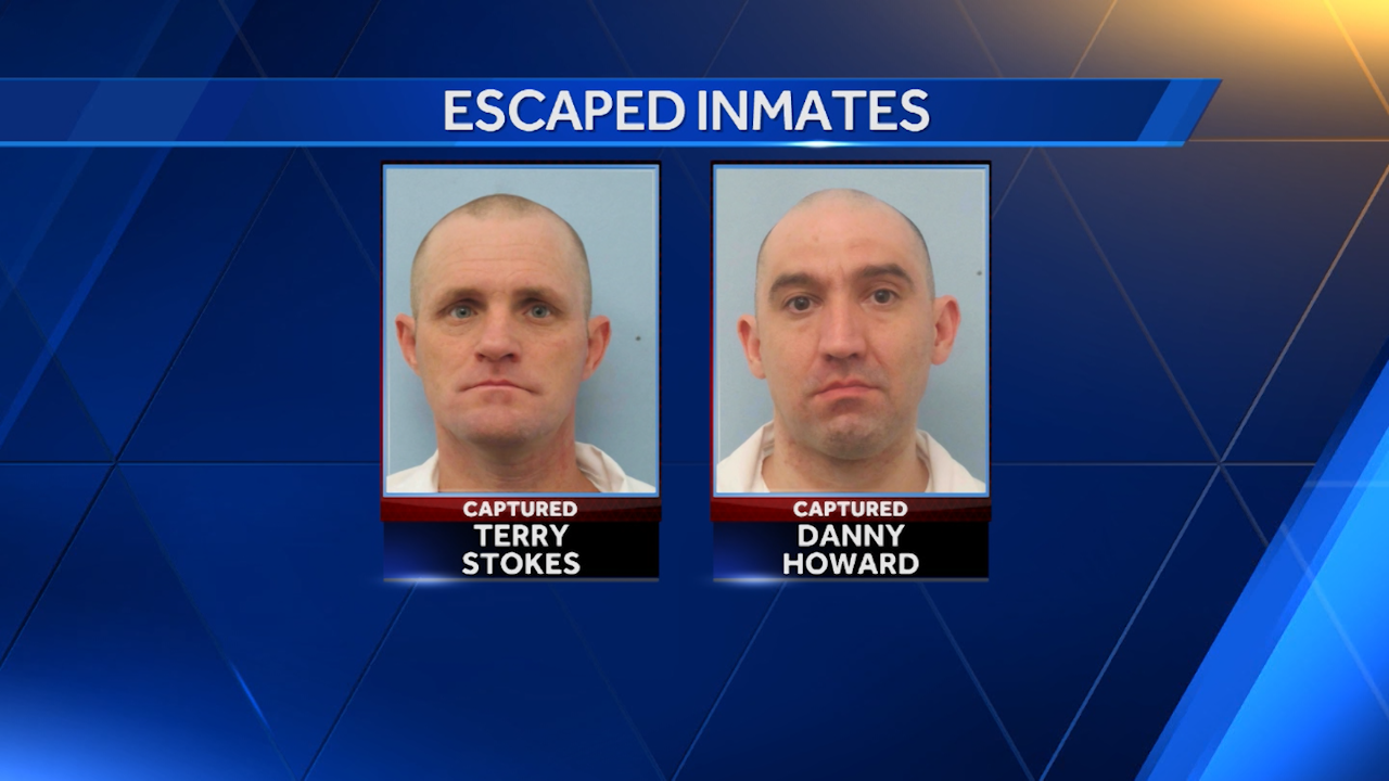 2 Of 3 Escaped Alabama Inmates Recaptured