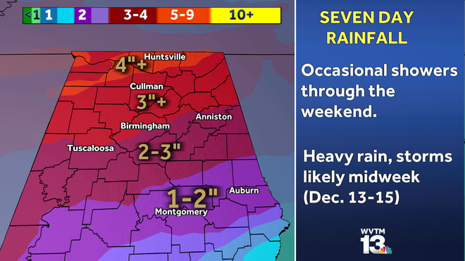 Weather Report Raining All Week Above-average warmth lasts through the weekend, storms next week