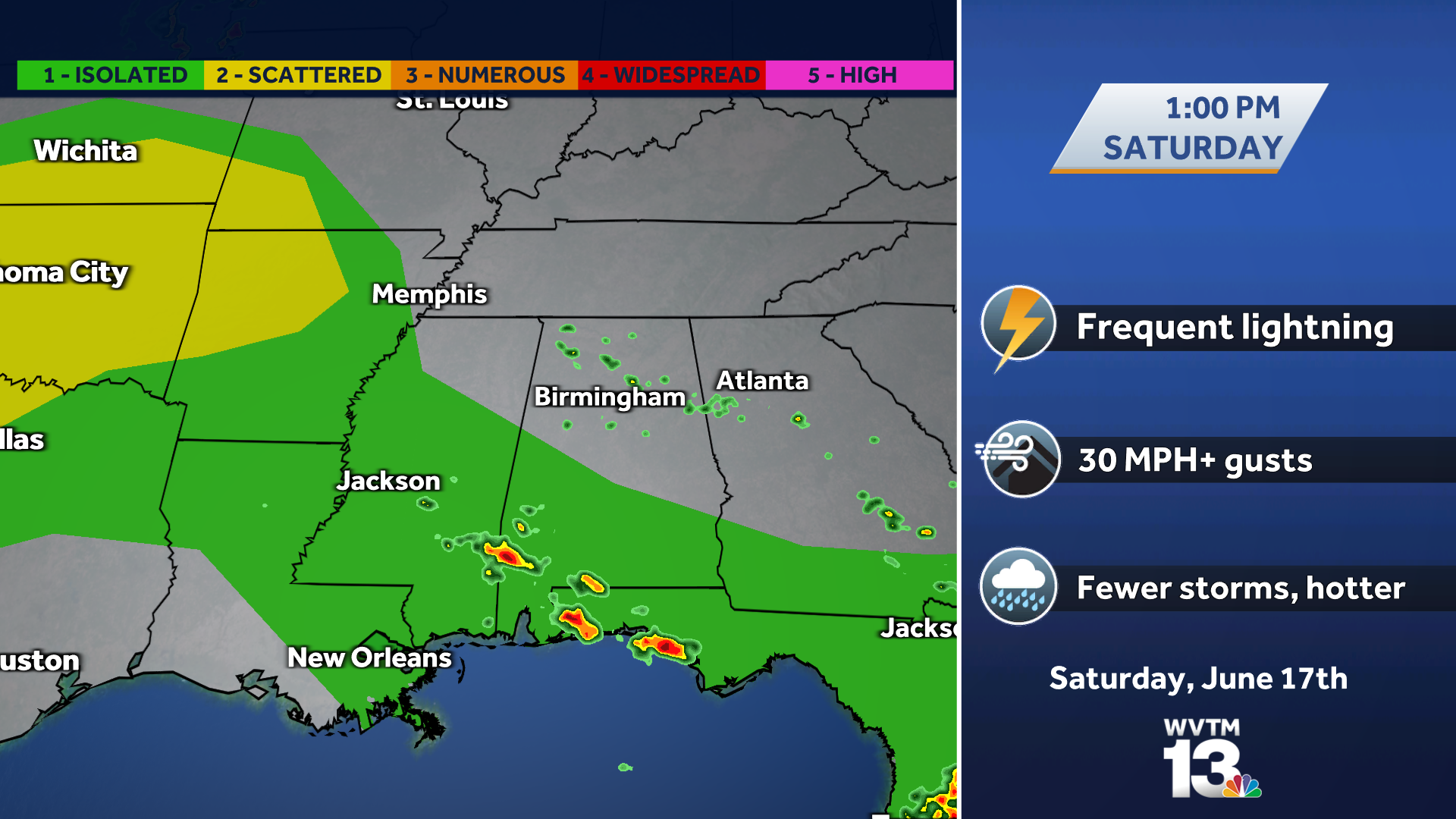 Strong Storms Return To Alabama Friday