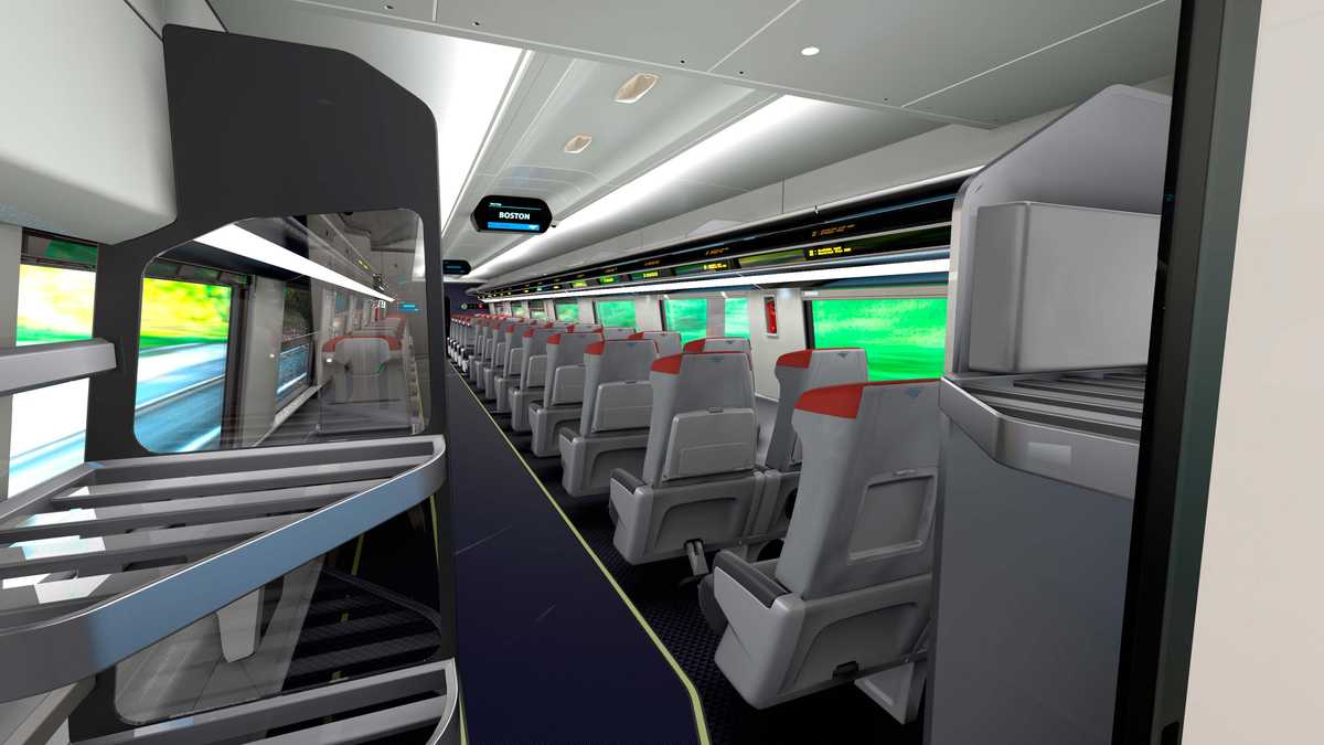 Here's how it'll look inside new Amtrak trains coming to the Northeast