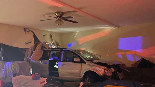 Pictures show damage when vehicle crashed into Newmarket home - Vimarsana News