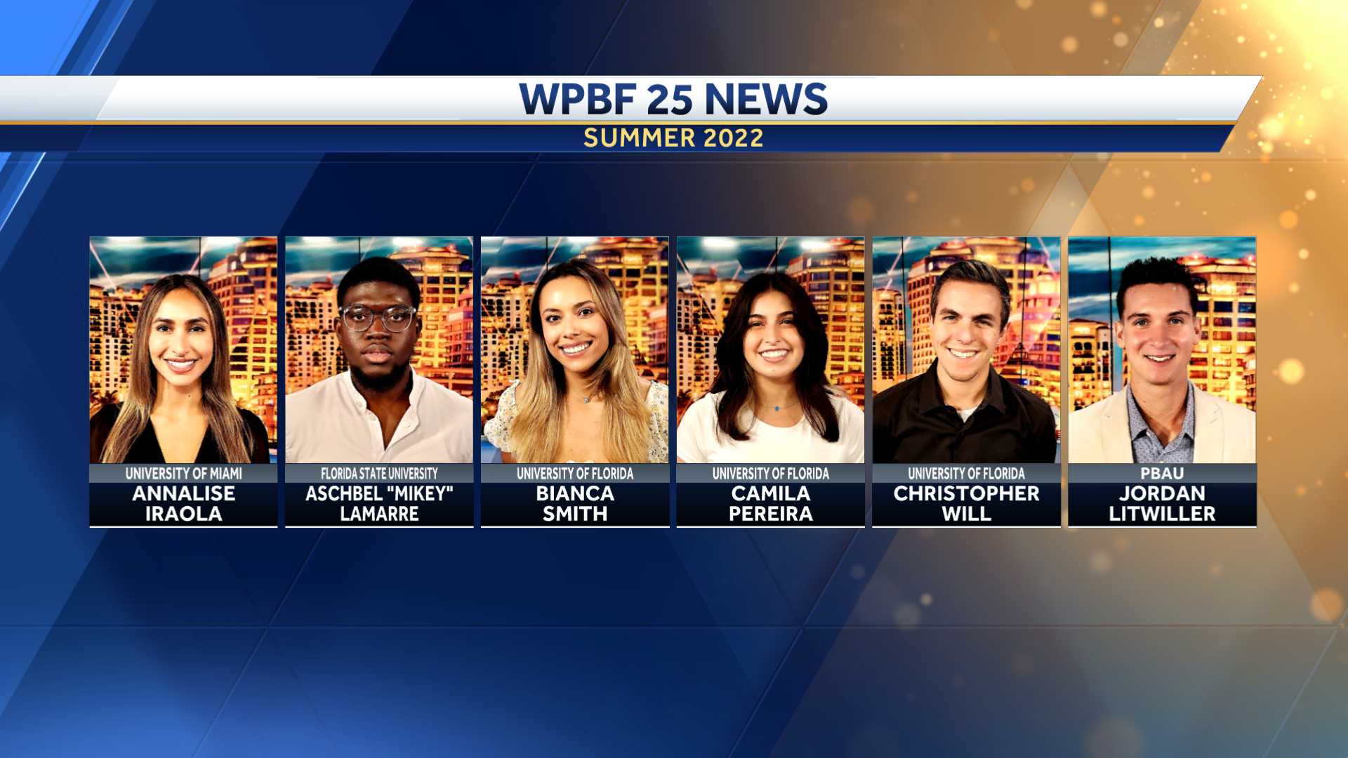 Behind the scenes: WPBF 25's interns discuss their summer - Vimarsana News