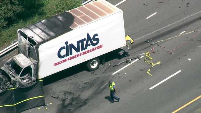 Accident on Autobahn 195