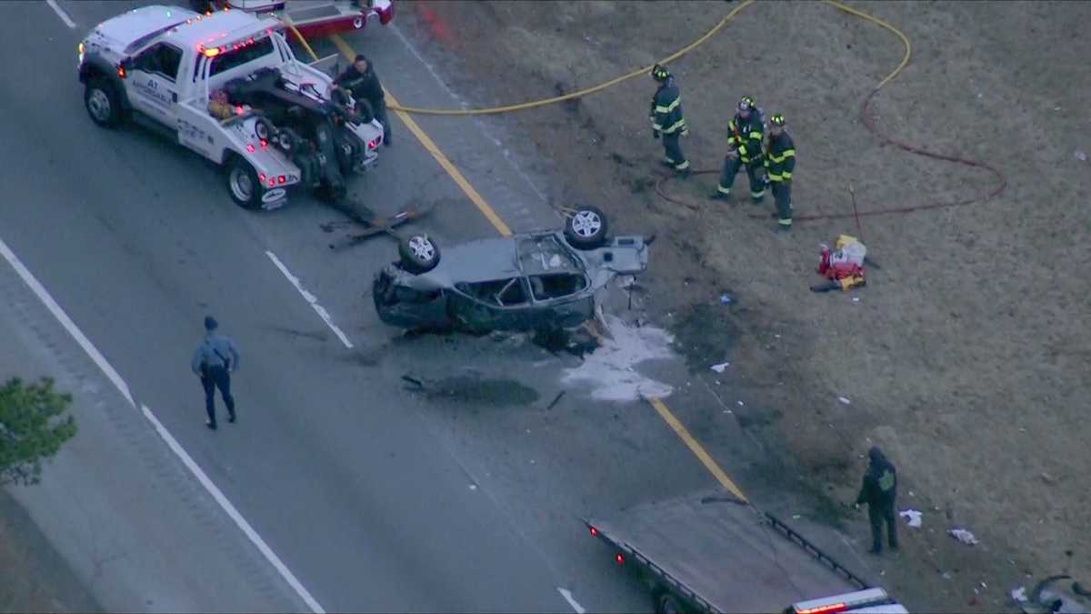 Severe Delays Reported After Rollover Crash On Interstate 495 In Middleborough 4639