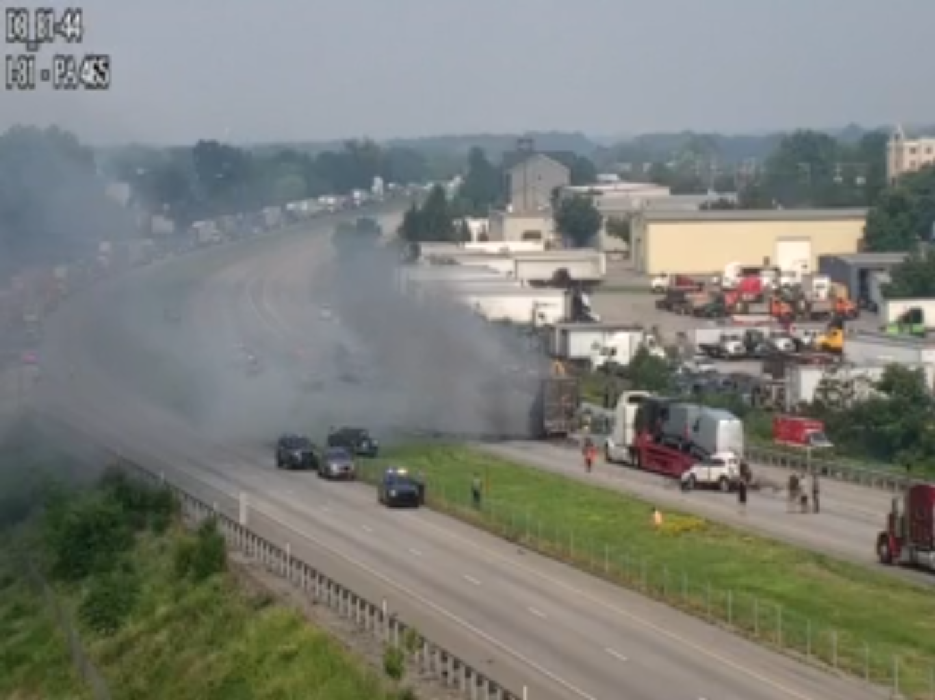 I-81 In Cumberland County, Pa., Reopens After Vehicle Fire