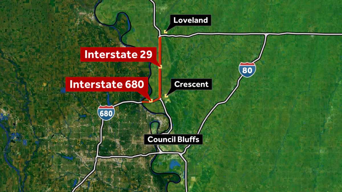 Iowa DOT to close part of I-680 due to flooding