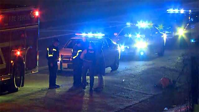 One wounded in interstate shooting