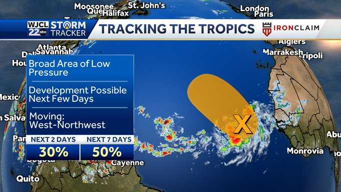 Savannah: Tracking the tropics, possible activty - WJCL