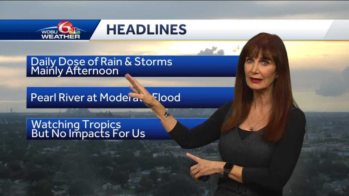 Higher rain chances Wednesday through Friday