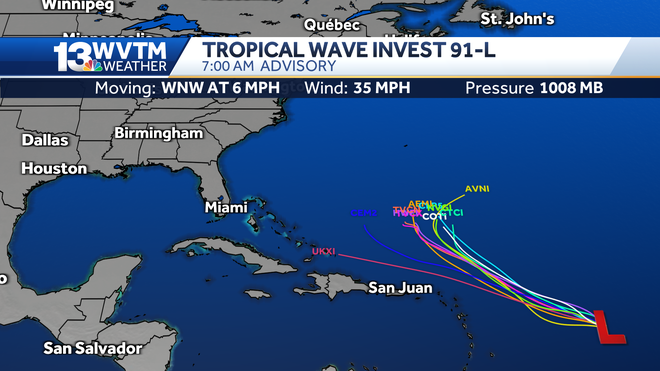 Tracking The Tropics: A named storm possible later this week