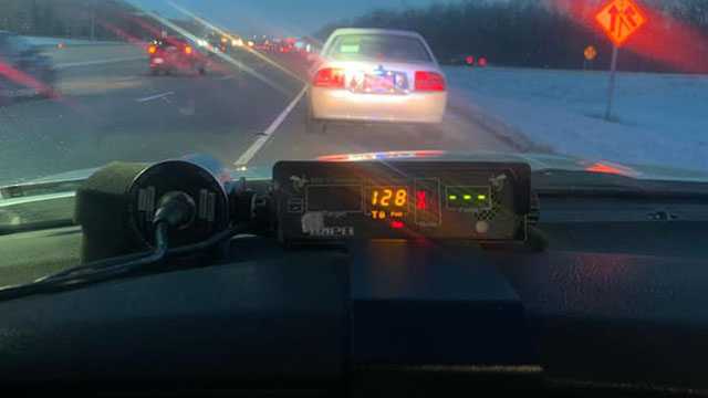 Iowa State Patrol clocks young driver at 133 mph