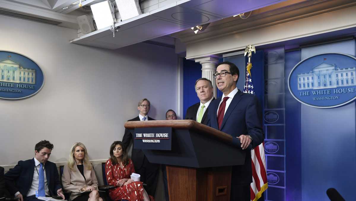 US announces new sanctions on Iran after missile strikes