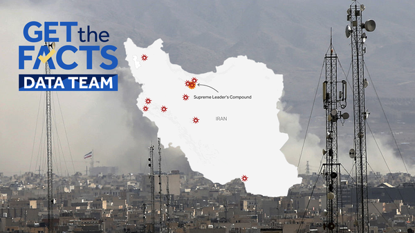 iran strike locations