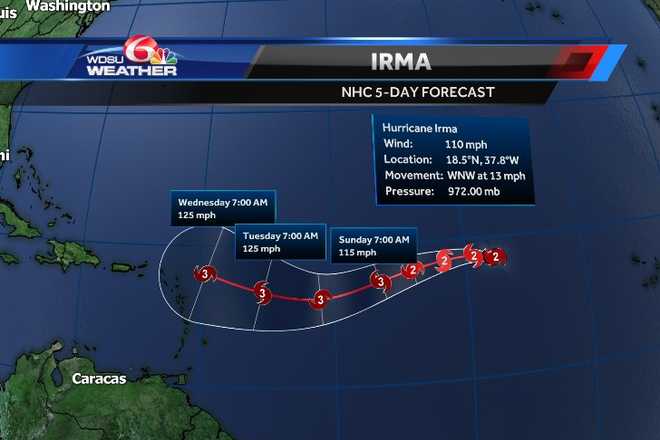 Tropics active: Irma strengthening levels off, monitoring disturbance ...