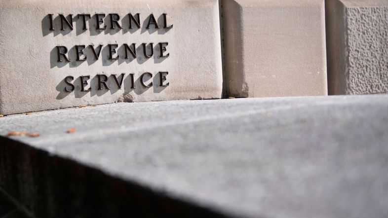 The Internal Revenue Service building is viewed in Washington, DC, on April 18, 2018. SOURCE: JIM WATSON/AFP/Getty Images