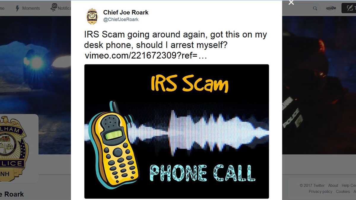 IRS scam call tells Pelham police chief he’s subject of arrest warrant