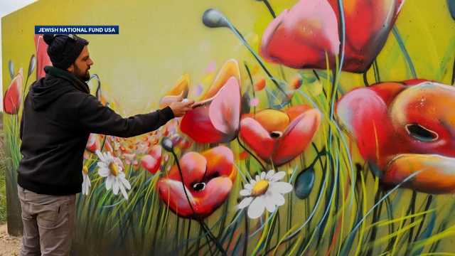 Effort paints murals on bomb shelters Israel - Vimarsana News
