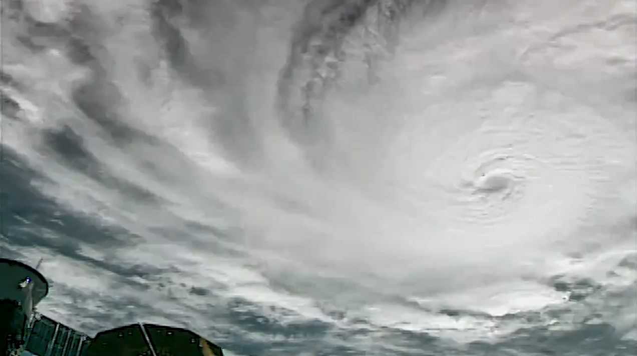 Astronaut Shares Timelapse Of Hurricane Milton From Space