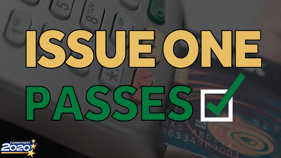 Issue Pass Issue One passes, transportation sales tax to be made permanent