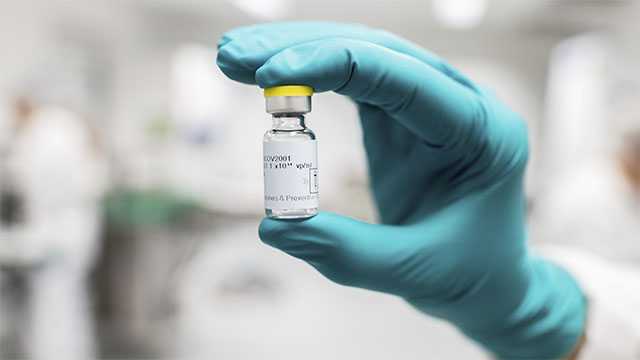 This July 2020 photo provided by Johnson & Johnson shows a vial of the Janssen COVID-19 vaccine. On Thursday, Feb. 4, 2021, Johnson & Johnson has asked U.S. regulators to clear the world’s first single-dose COVID-19 vaccine, an easier-to-use option that could boost scarce supplies.