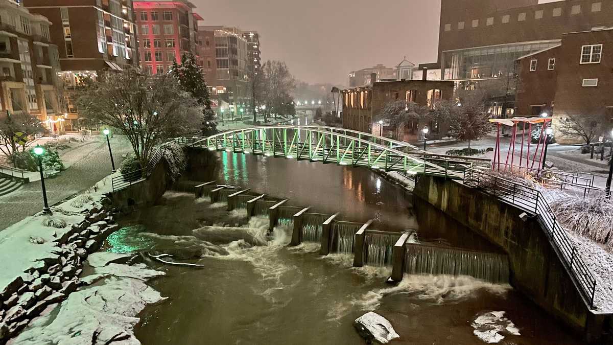 Photos of winter weather reported across Upstate, Western North Carolina