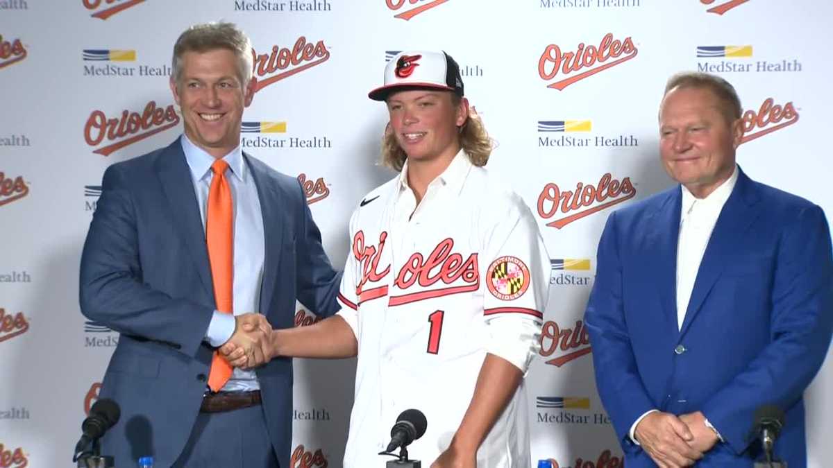 Orioles' No. 1 draft pick, Jackson Holliday, signs for $8.19M