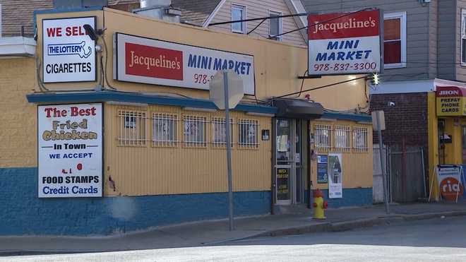 Jacqueline's Mini Market at 199 Salem St. in Lawrence, Massachusetts