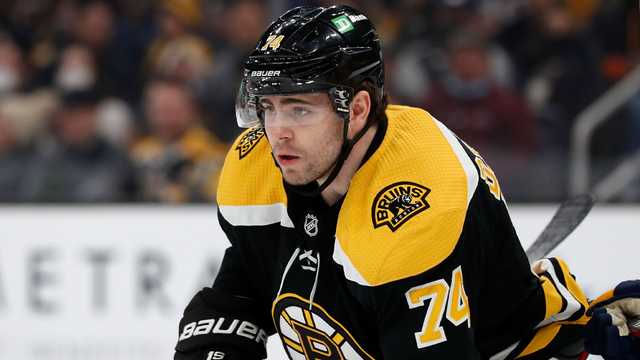 Jake DeBrusk Boston Bruins Adidas Primegreen Authentic NHL Hockey Jers –