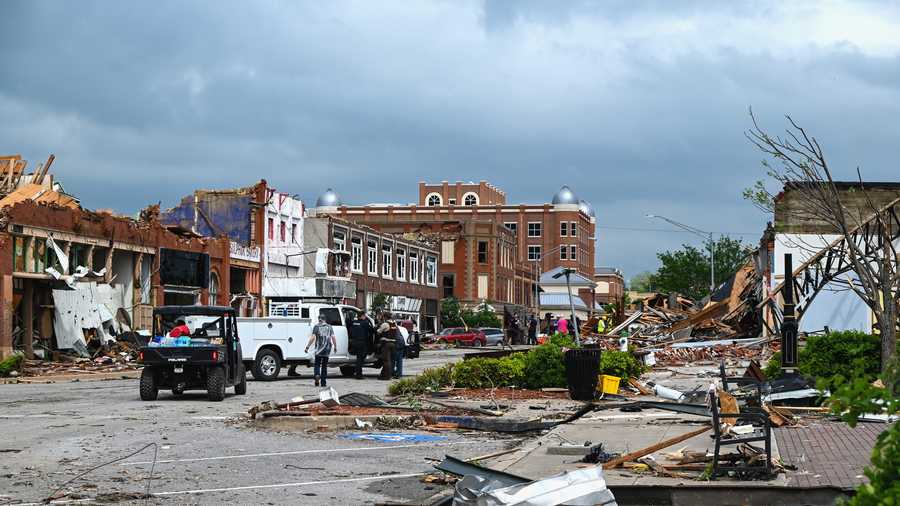 GALLERY: Sulphur tornado leaves destruction in its path