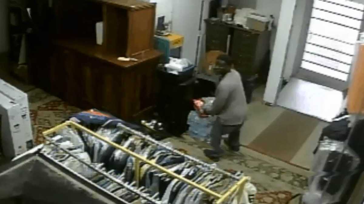 Man caught on camera breaking into northwest Oklahoma City business