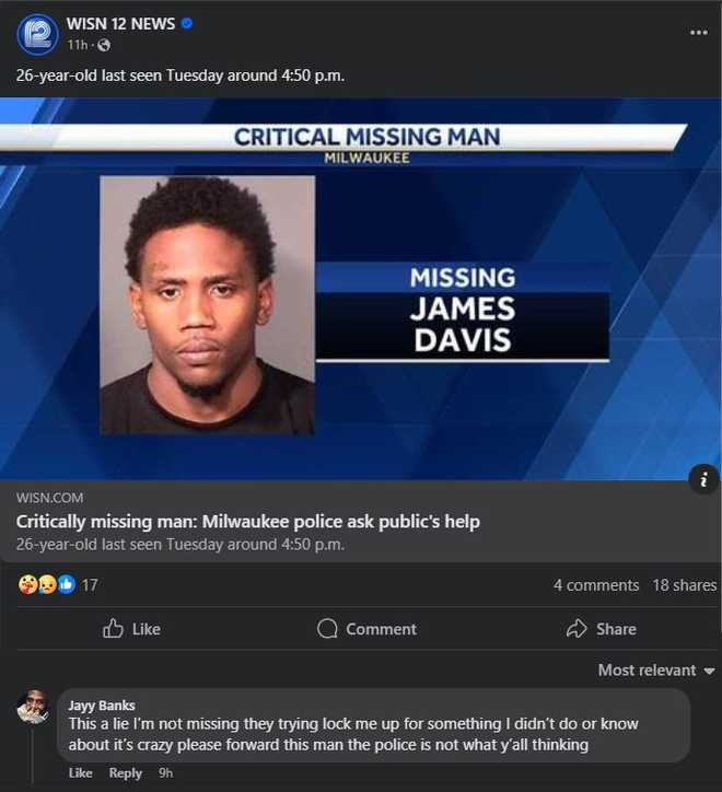 Missing person case collides with Milwaukee DV suspect search(04)