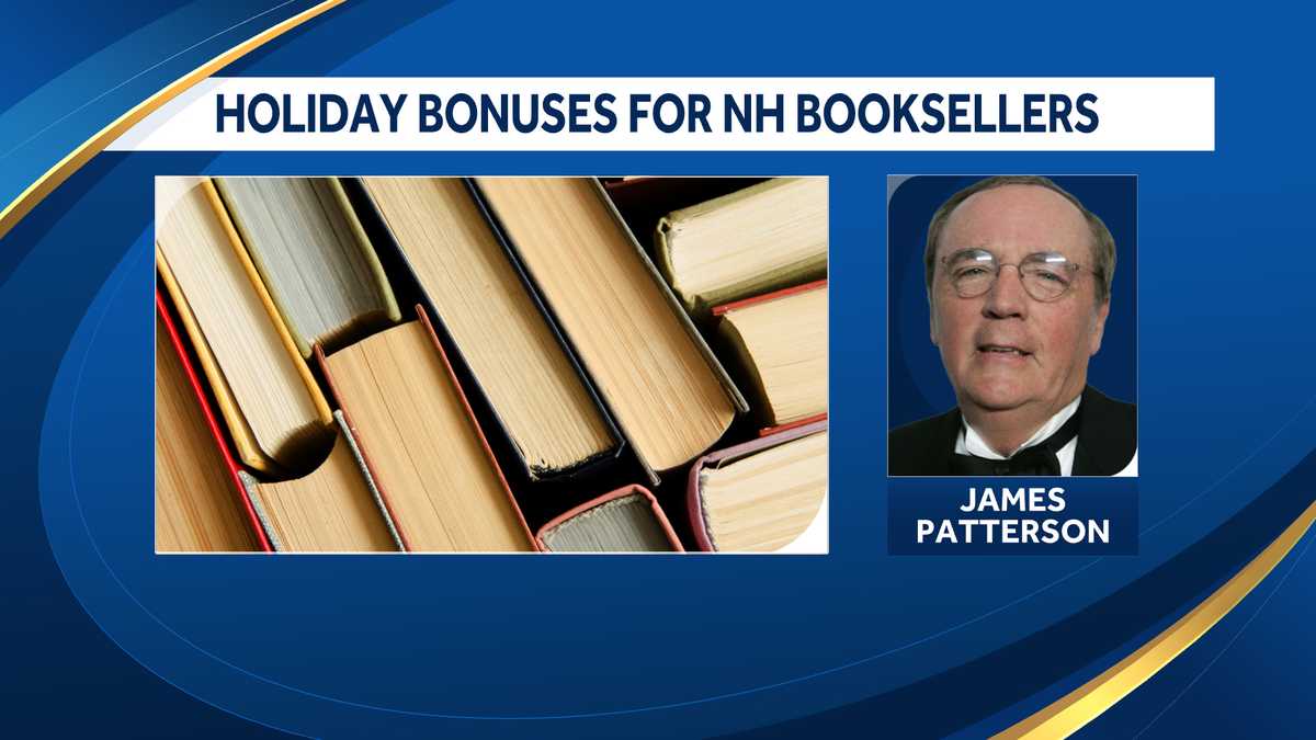 James Patterson gives holiday bonuses to NH booksellers