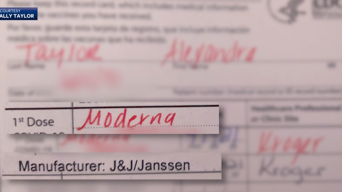 Error On Louisville Woman S Vaccine Card Leads Her To Believe She Got 2 Different Doses