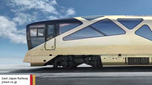 Ferrari designer's luxury train takes its first journey In Japan