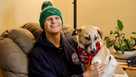 York County soldier reunites with rescued puppy amid cancer battle