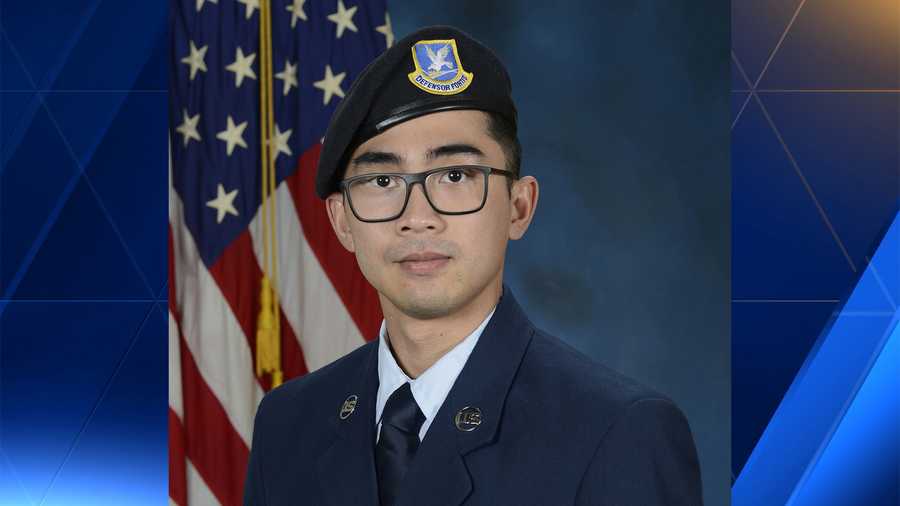 A photo of Senior Airman Jason Khai Phan, photographed in 2019 as an airman first class, 66th Security Forces Squadron