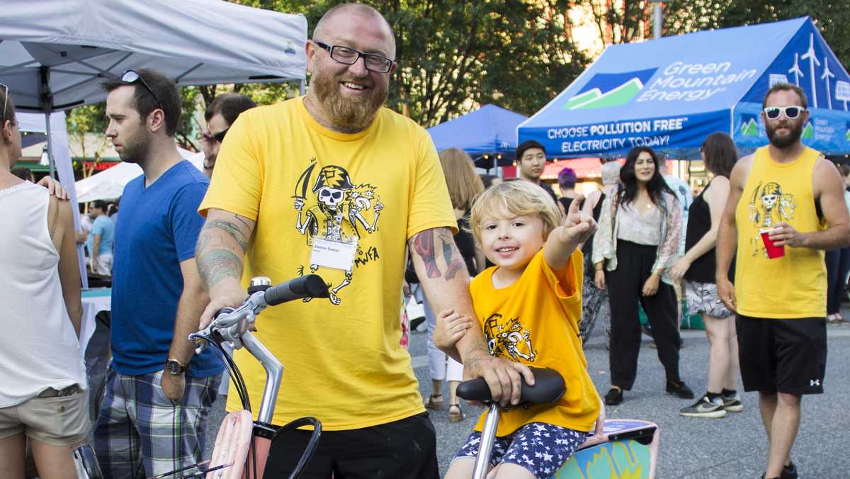 Jason Sauer Healthy Ride and local artists reveal five custom bikes