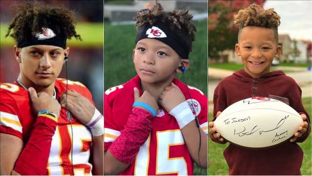 6-year-old Mahomes mini-me goes viral