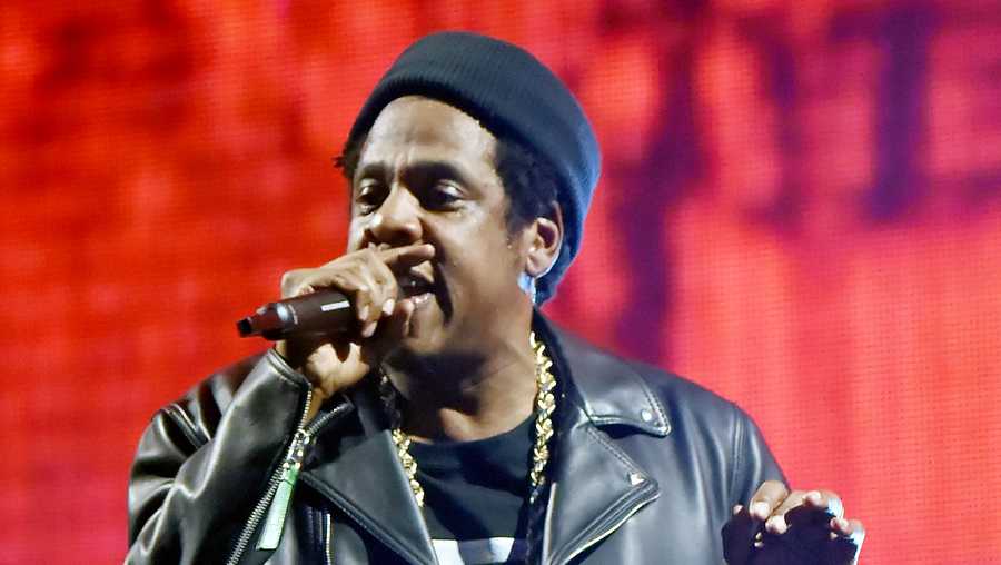 CARDIFF, WALES - JUNE 06:  Jay-Z performs on stage during the "On the Run II" tour opener at Principality Stadium on June 6, 2018 in Cardiff, Wales.  (Photo by Kevin Mazur/Getty Images For Parkwood Entertainment)