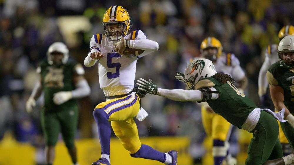 Daniels, Cain power No. 6 LSU to 41-10 victory over UAB - Vimarsana News