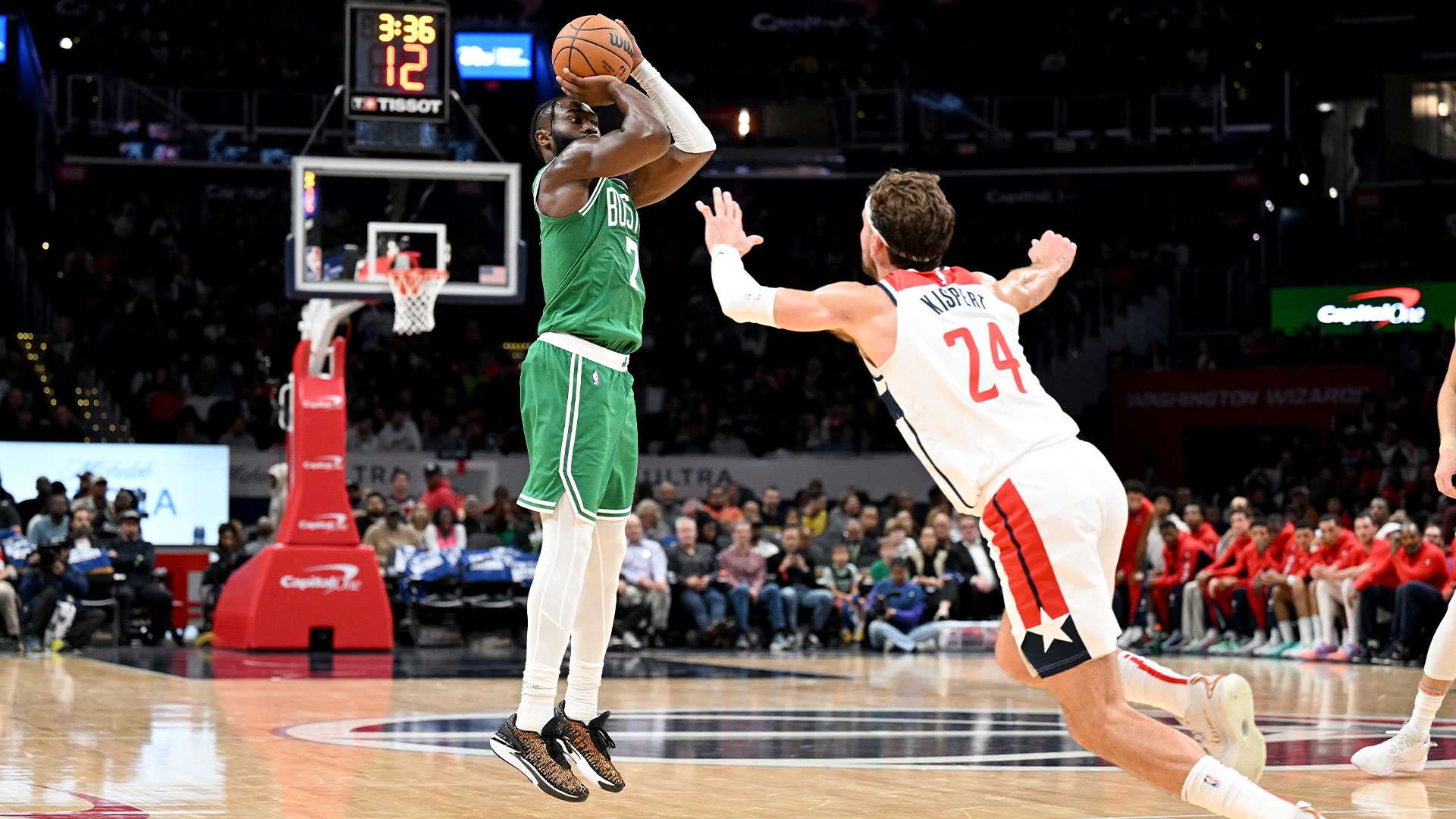 Jaylen Brown Scores 36 Points As Celtics Race Past Wizards