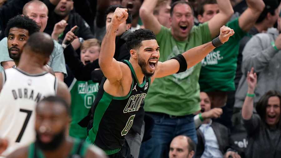 Unsigned Boston Celtics Jayson Tatum Fanatics Authentic 2022 NBA Eastern  Conference First Round Game 1 Winning Buzzer-Beater Photograph
