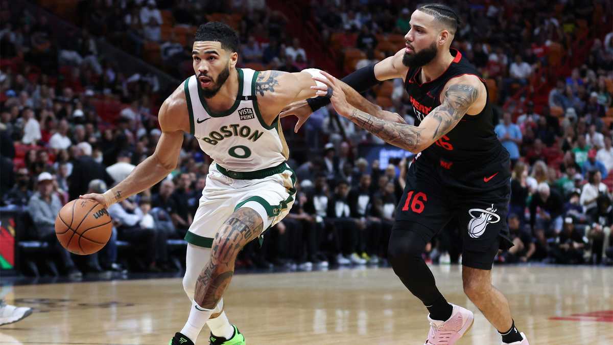 Celtics withstands late rally to beat Heat in Miami