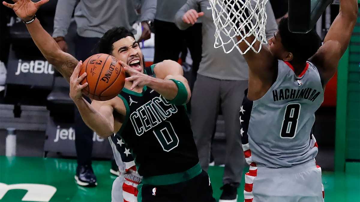 How Jayson Tatum made a statement at All-Star Weekend -- on his feet