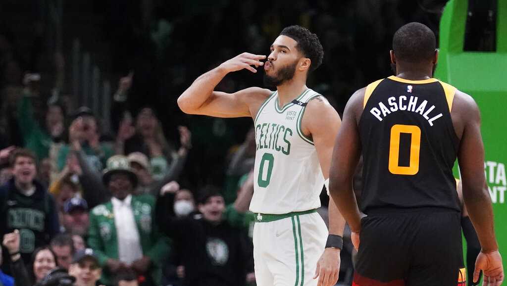 Jayson Tatum on battle with Donovan Mitchell: 'You just love those