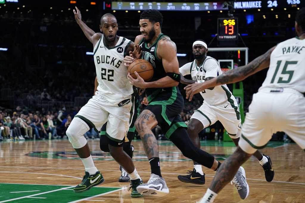 Celtics slow Giannis beat fellow East power Bucks