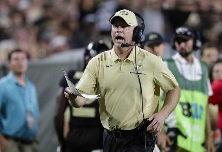 Purdue: Football Coach Jeff Brohm Tests Positive For COVID-19