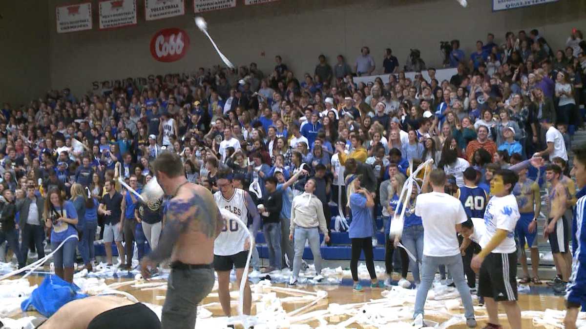 John Brown University holds their annual "Toilet Paper Game"