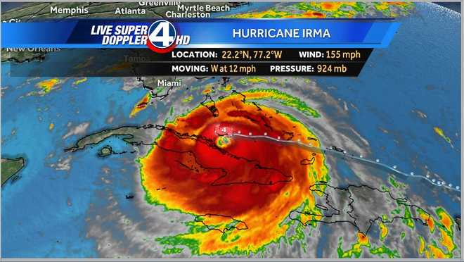 Latest advisory: Hurricane Irma track stays west of Upstate; expected ...